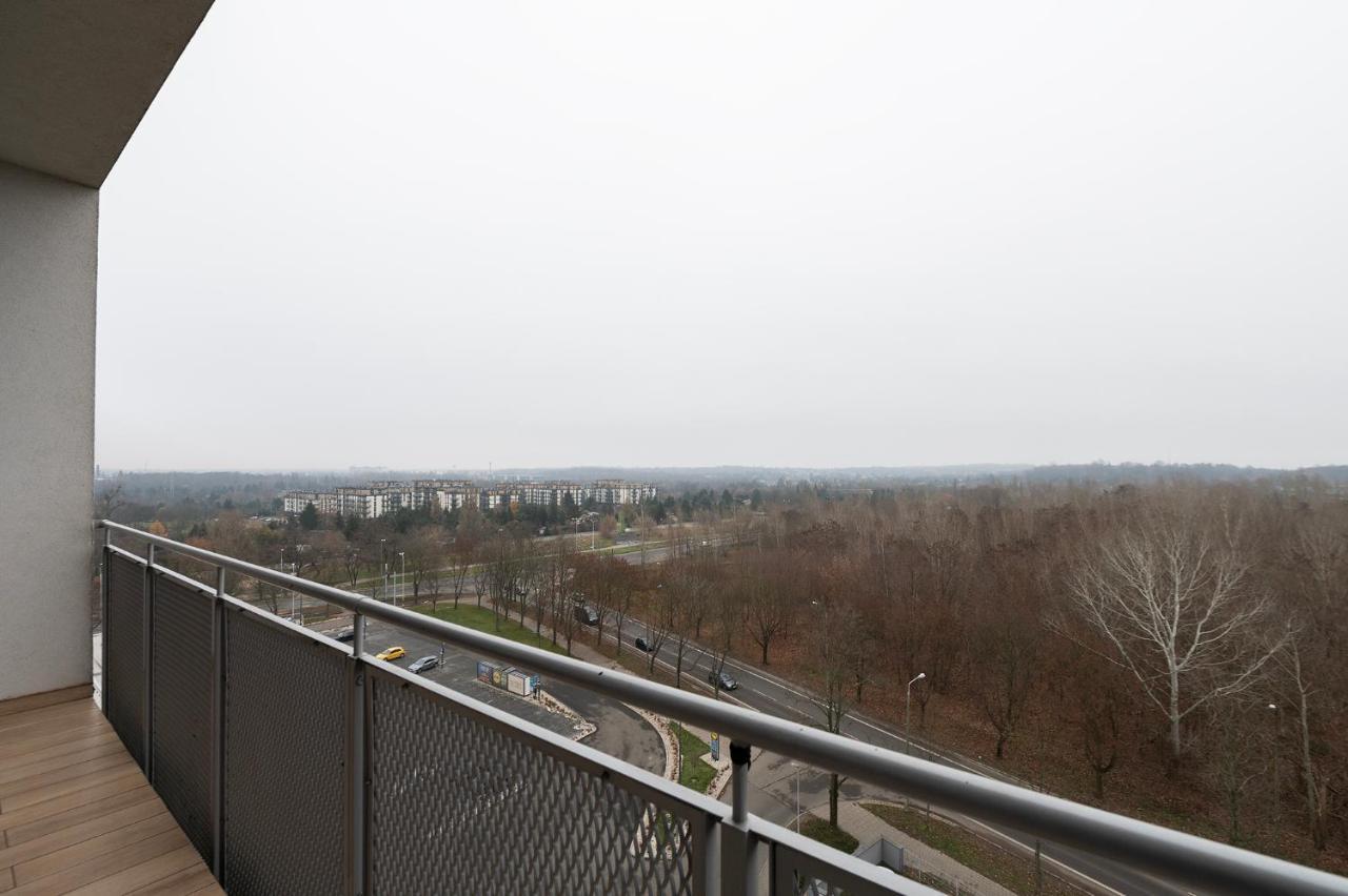 Penthouse With A View Of Lodz & Free Parking Apartamento Exterior foto
