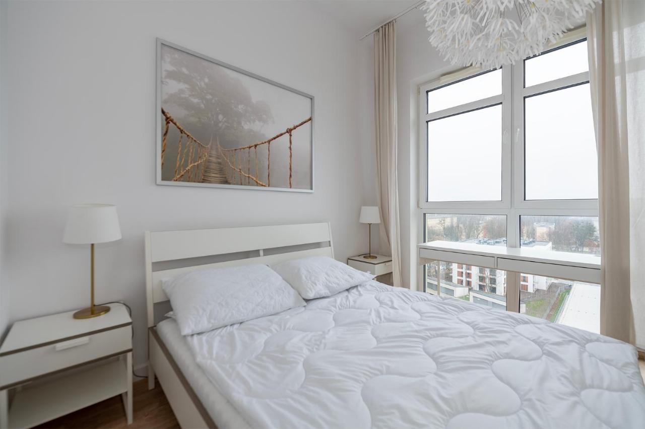 Penthouse With A View Of Lodz & Free Parking Apartamento Exterior foto